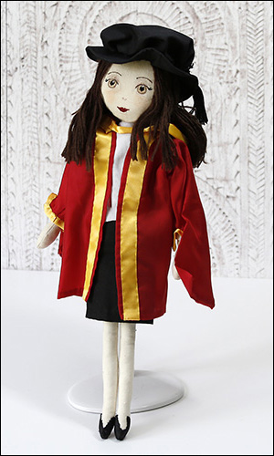 Keepsake doll in graduation gown