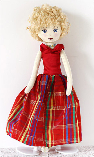 Keepsake doll in red prom dress